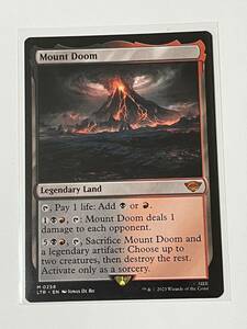 MTG【滅びの山/Mount Doom】英語版