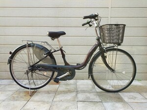 ヤマハ PAS Natura XOL5 電動アシスト自転車 2014年 26インチ 内装3段変速 8.7Ahバッテリー・充電器 整備済み自転車 072002