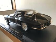 ラスト 希少 レア Maisto マイスト 1:18 6+ 1965 Chevrolet Corvette グレーブラック_画像5