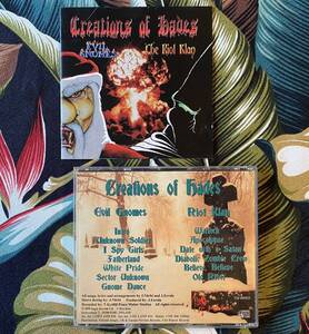 Evil Gnomes / The Riot Klan CD Creations Of Hades .. 1999 Finland Press サイコビリー