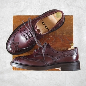 * ultimate beautiful goods * Tricker's SIZE 6.5[ regular price Y121,000-*BOURTON/ Barton ]m5633/ Country shoes / car f/ red tea / short shoes /Tricker's*k265-7