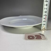 マイセン Meissen 波の戯れ プレート 約19ｃｍ お皿 洋食器 ケーキ皿 ホワイト 白磁_画像8