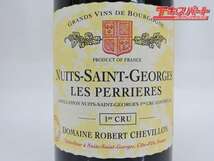 未開栓 ROBERT CHEVILLON NUITS SAINT GEORGES LES PERRIERES 1erCRU2007 750ml 13.5%Vol 辻堂店_画像5