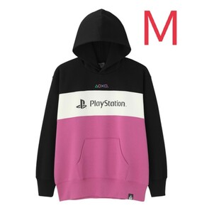 ★新品★ GU ジーユー プレイステーション PlayStation プレステ パーカー ビッグスウェット プルパーカー 【Ｍサイズ】