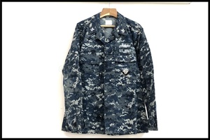 東京)米軍放出品 U.S. NAVY　NWU　ブルーカモ　ジャケット　2008年　サイズ：MEDIUM REGULAR