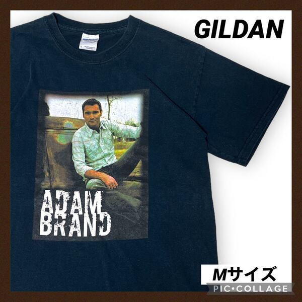 Adam brand 半袖Tシャツ メンズ M 黒 半袖 ツアーT バンT 送料無料 海外アーティスト GILDANボディ 海外輸入 ツアーTシャツ バンドTシャツ