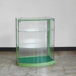  screen tree frame . front surface a-ru glass. showcase HK-a-02486 / natural wood glass case ke bin to glass cupboard 