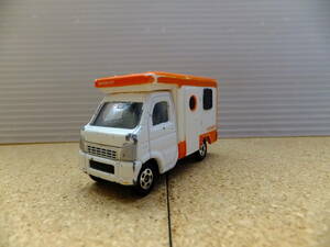 中古 トミカ TOMICA ミニカー テントむし TENTMUSHI スズキ キャリイ キャリー SUZUKI CARRY 中国製 No.90 2003年製 S=1/55