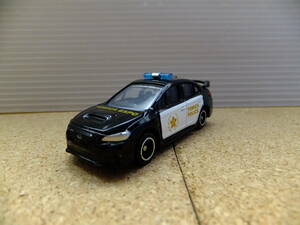 中古 TOMICA トミカ No.112 SUBARU WRX STI TOMICA EXPO POLICE スバル パトカー トミカエクスポ トミカポリス TOMY S=1/62 2015年製 