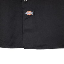 Dickies ディッキーズ 半袖ワークシャツ メンズUS-2XLサイズ ブラック 黒 ボックス裾 カジュアル XXL 古着sh-4034n_画像7