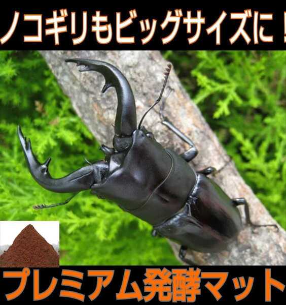 ノコギリクワガタに抜群! 進化した!プレミアム3次発酵マット【2袋】微粒子 トレハロース配合 産卵にも最適 ギネスサイズ羽化実績あり