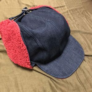 three face スリーフェイス ボアキャップ デニム サドルマン shantii