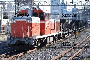 【鉄道写真】DE10 1654牽引　ホキ試運転　＠大宮　L版　(商品番号395)