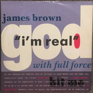 【UK盤/Funk/即決/12】James Brown - With Full Force I'm Real / 試聴検品済