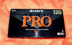 Ⅴ серии PRO модель .![SONY VXST120PRO-H]S-VHS соответствует лента нераспечатанный товар!