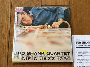 ★PACIFIC JAZZ 紙ジャケ！寺島靖国氏解説担当！バド・シャンク＋クロード・ウィリアムソン・トリオ BUD SHANK＋CLAUDE WILLIAMSON TRIO