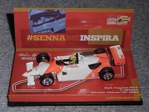 セナ財団別注 1/43 ラルト トヨタ RT3 セナ マカオGP優勝 F3 1983 RALT TOYOTA