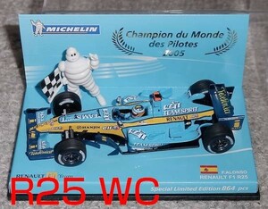 ミシュラン別注 WC 1/43 ルノー R25 アロンソ 2005 RENAULT F1 MICHELIN ビバンダム