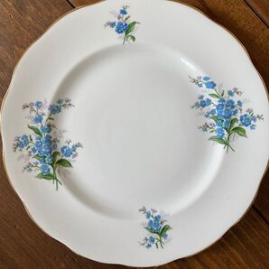 SALE 希少 勿忘草 forget me not イギリス ROYAL ALBERT ビンテージ 大皿 1枚