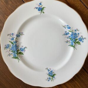 ロイヤルアルバート 勿忘草 forget me not イギリス ROYAL ALBERT ビンテージ　大皿　1枚 イギリス