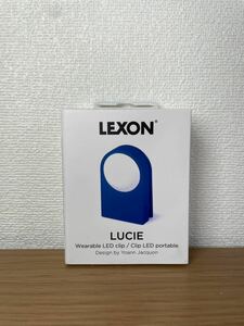 LEXON LUCIE クリップライト ブルー MOMAデザインストア取扱い レクソン 充電式 LEDライト ウェアラブル ミニマル 自転車 ランニング