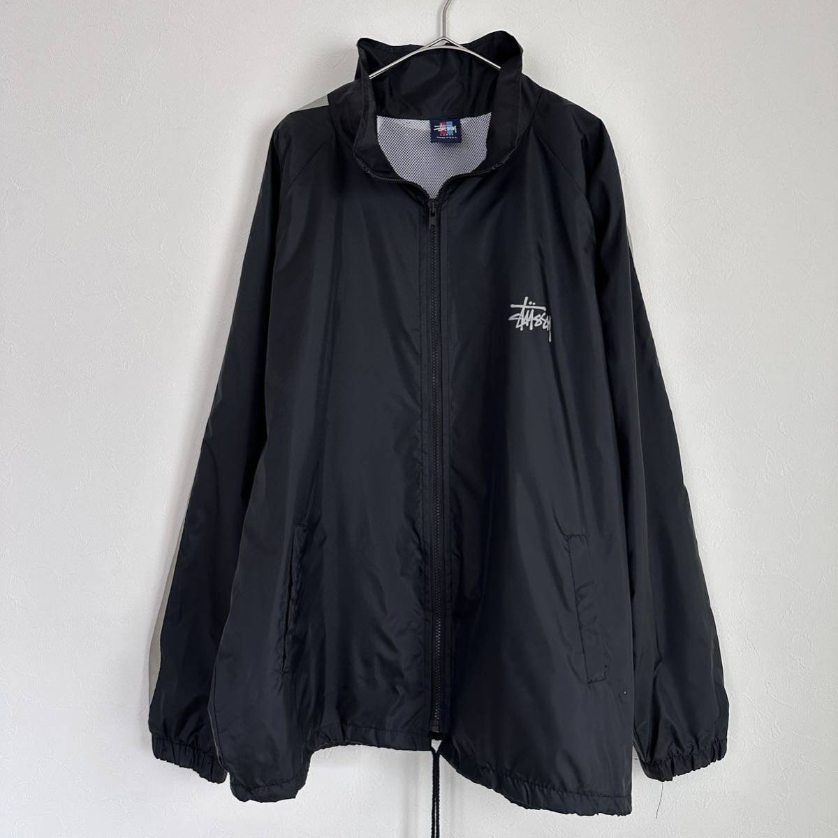 80s USA製 黒タグ STUSSY ステューシー クラウン ロゴ Tシャツ エンジ