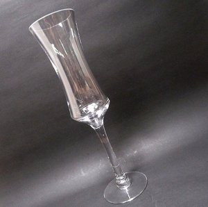 (☆BM)アートリガー(0619ALS①)ガラス フラワーベース 高さ41㎝ クリアガラス 花瓶 シンプル 厚手 SJ923-00-00