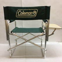 希少 廃盤 状態良好 フレームが丸型チェア Coleman 170-5698 アルミキャプテンチェアーテーブル付 2004カタログ外で復刻 本州限定送料無料_画像2