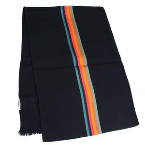  Paul Smith scarf men's PAUL SMITH muffler stole navy multicolor stripe CENTRAL STRP M1A 454D AS22 47