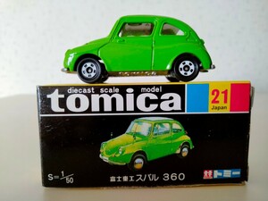 ★★★新品未使用品　黒箱復刻　TOMICA SUBARU 360 トミカ　スバル　 S=1/50★★★