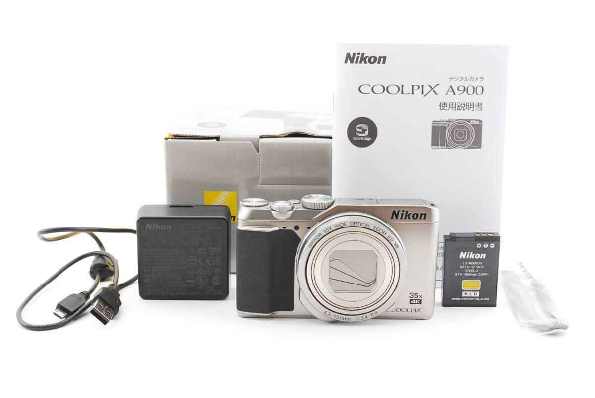 ☆元箱あり☆ Nikon ニコン COOLPIX A900 元箱 ストラップ付-