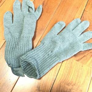 沖縄 米軍実物 CW GLOVE INSERT TYPE II CLASS 2 軍手 ACU/ABU SMALL (管理番号W101)