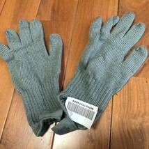 沖縄 米軍実物 CW GLOVE INSERT TYPE II CLASS 2 軍手 ACU/ABU SMALL (管理番号W101)_画像2