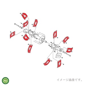 クボタ純正 耕うん爪 TRS900F 耕うん爪セット16本組 60741-32200