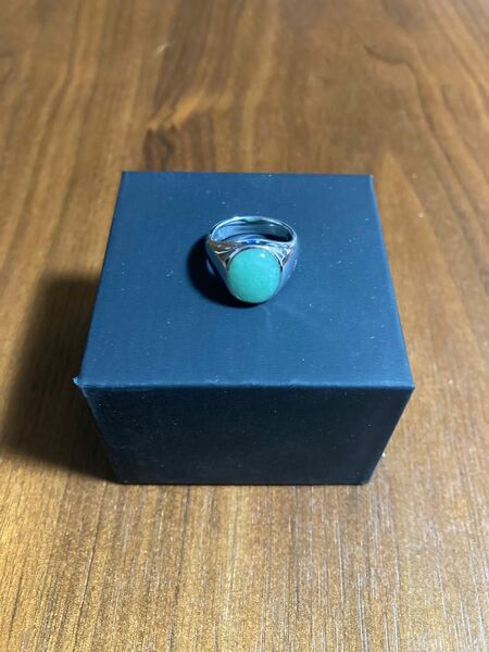 ほぼ未使用】TOM WOOD Dome Ring Jade 50 10号