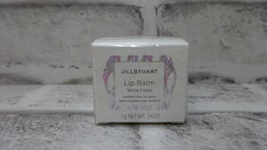 h384 JILLSTUART Jill Stuart lip bar m white floral 7g lip cream unopened 