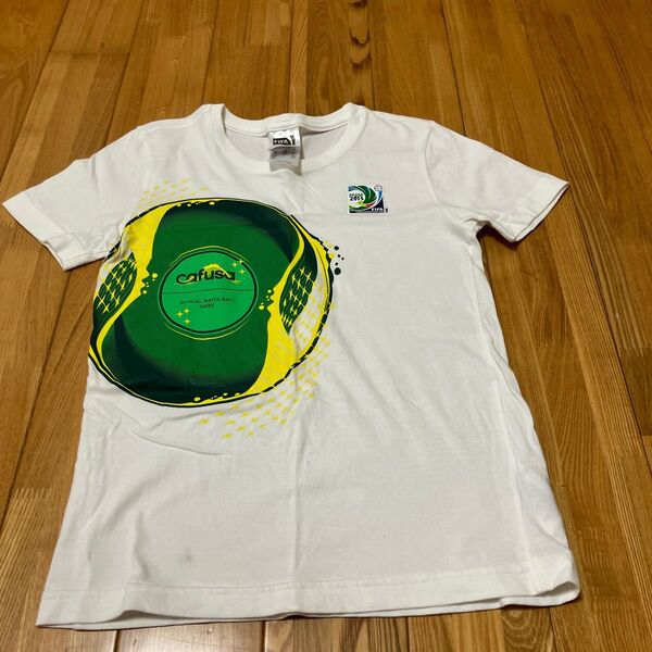 サイズ140 FIFAワールドカップ2013ブラジルオフィシャルTシャツ adidas