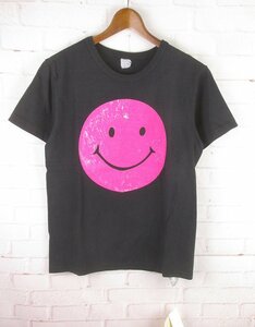 LST9331 JACKSON MATISSE ジャクソンマティス Tシャツ スマイル S 未使用 ブラック（クリックポスト可）