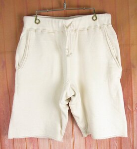 MSP16531 Dapper's ダッパーズ スウェット ショートパンツ ショーツ 38 アイボリー系 美品