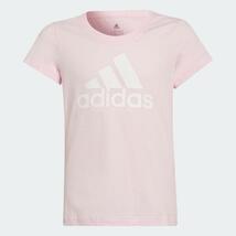 新品★送料込み!!★adidasアディダス★上150・下140★ガールズ半袖Ｔシャツ(ピンク)・ショーツ(ブラック黒)★上下★即決★ラスト1点_画像4