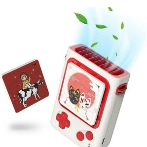 首かけ扇風機 ゲーム機ファン ジグソーパズル扇風機 嵌め絵扇風機 コンパクト扇風機 ハンディファン 卓上扇風機 携帯扇風機