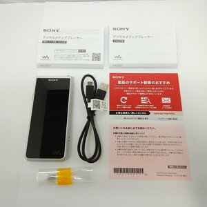 【中古 美品】SONY NW-ZX507 64GB ハイレゾ対応 シルバー ウォークマン microSDカード対応 024