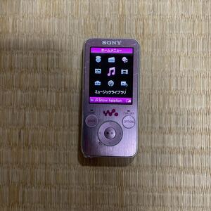 【WALKMAN】◆ウォークマン◆ SONY ソニー NW-S738F ピンクカラー 8GB