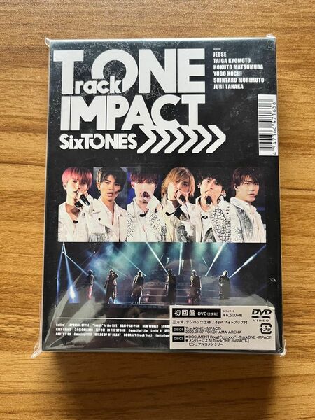 正規品 SixTONES TrackONE -IMPACT- 初回盤 DVD