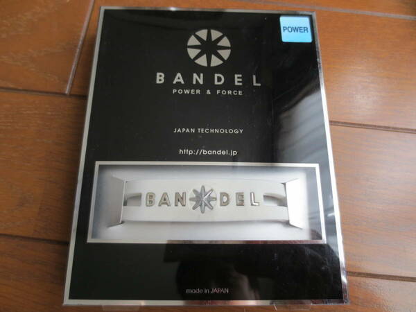 バンデル BANDEL メタルブレスレット ホワイト×シルバー S