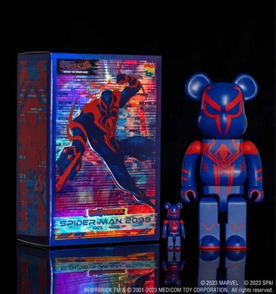 BE@RBRICK スパイダーマン2099 100%&400%