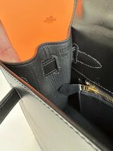 新品同様 ★HERMES エルメス★ ケリー28 外縫い U刻印 ボックスカーフ ハンドバッグ 2way ゴールド金具 レディース ブランド_画像8