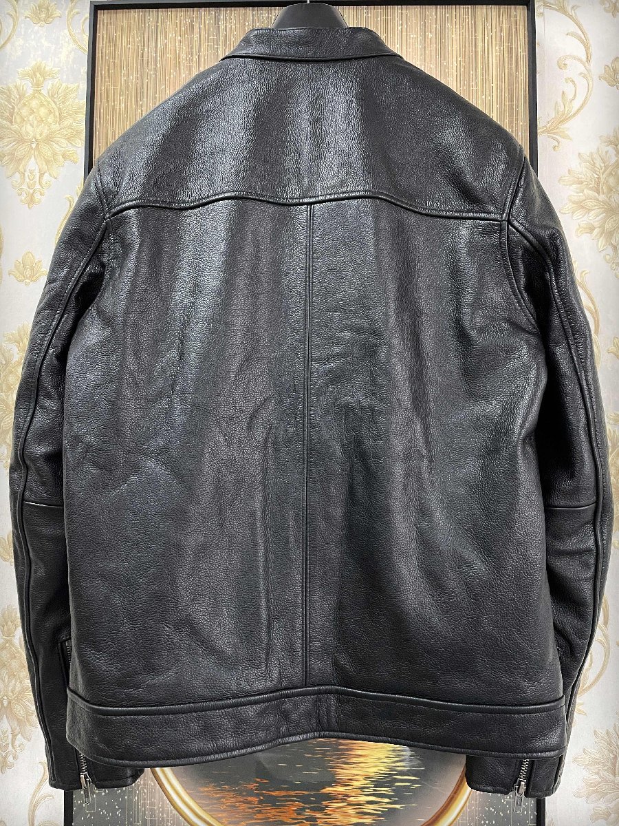 逸品EU製&定価18万◇UABONI*レザージャケット*Paris*ユアボニ*パリ発