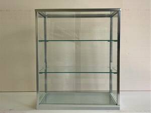  new goods business use glass showcase width 45 height 53.9cm metropolitan area 23 district postage 1,000 jpy store for display collection case also 