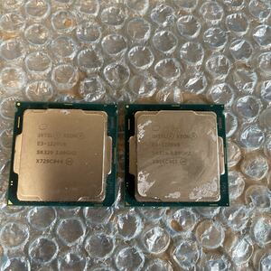 動作品★Intel Xeon E3-1220V6 SR329 3.00GHz☆★2個セット